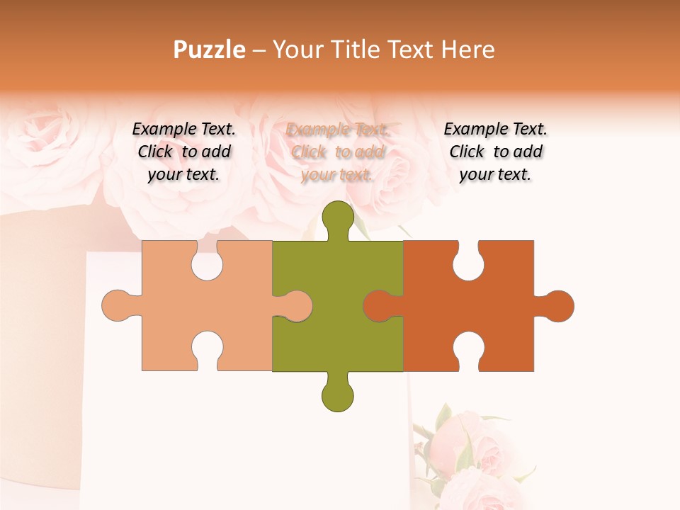 Flower Pink Vase PowerPoint Template