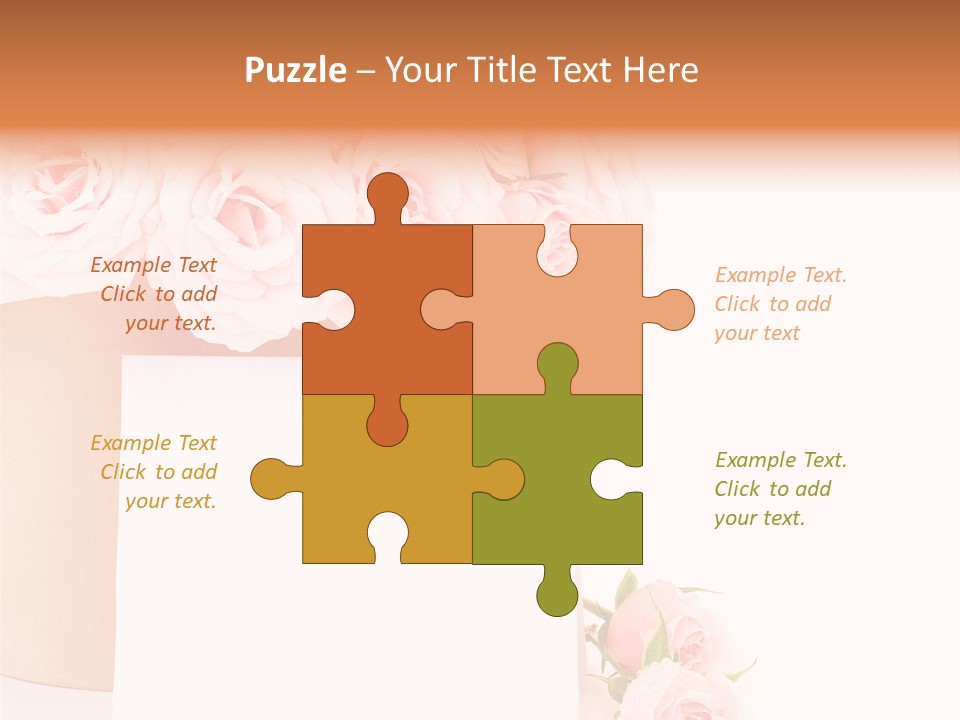 Flower Pink Vase PowerPoint Template