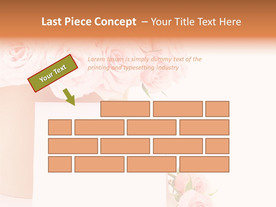 Flower Pink Vase PowerPoint Template