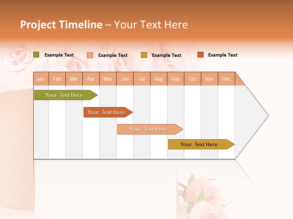 Flower Pink Vase PowerPoint Template