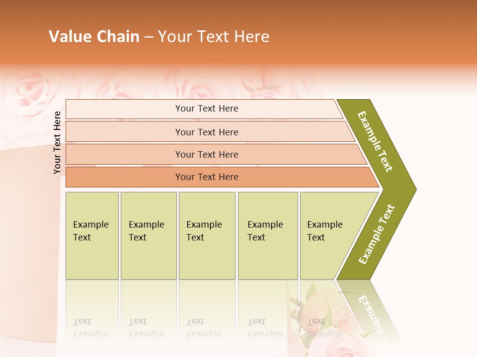 Flower Pink Vase PowerPoint Template