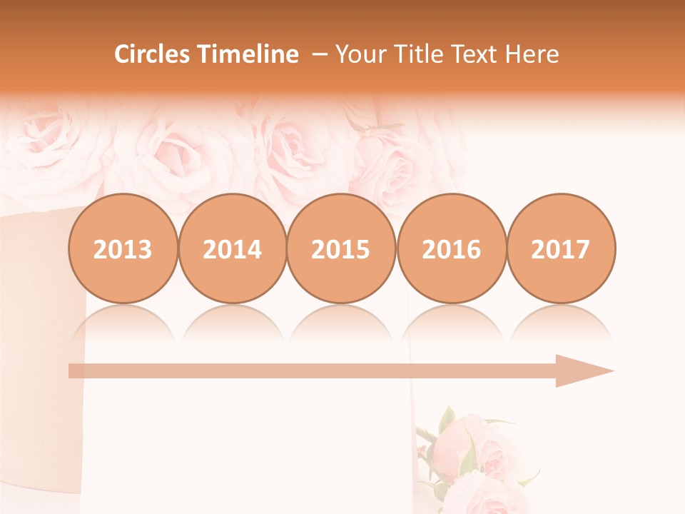 Flower Pink Vase PowerPoint Template