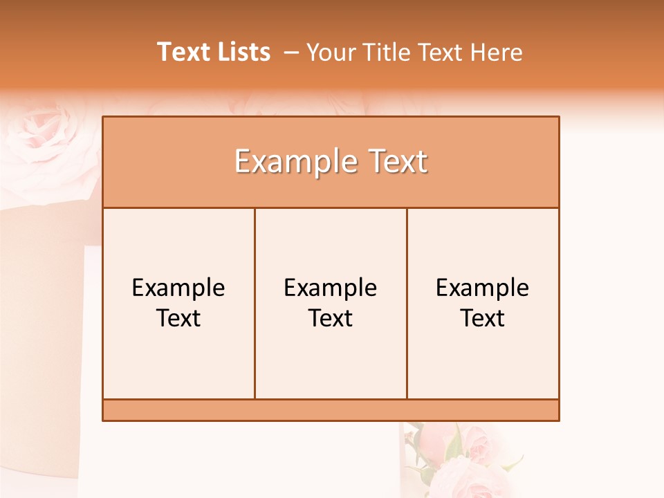 Flower Pink Vase PowerPoint Template