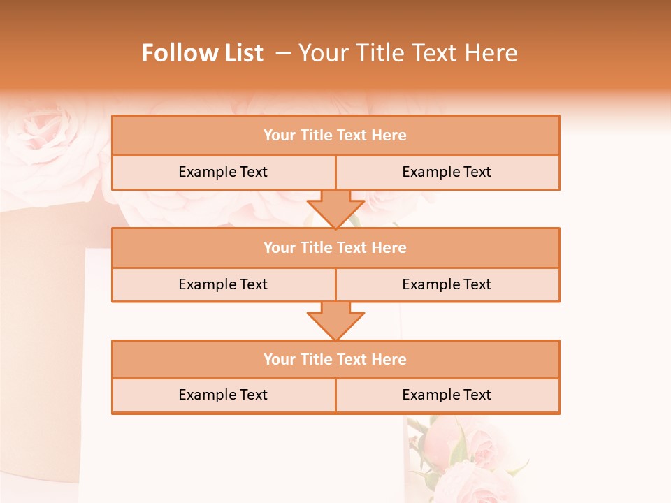 Flower Pink Vase PowerPoint Template