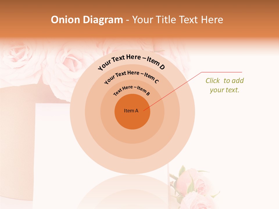 Flower Pink Vase PowerPoint Template