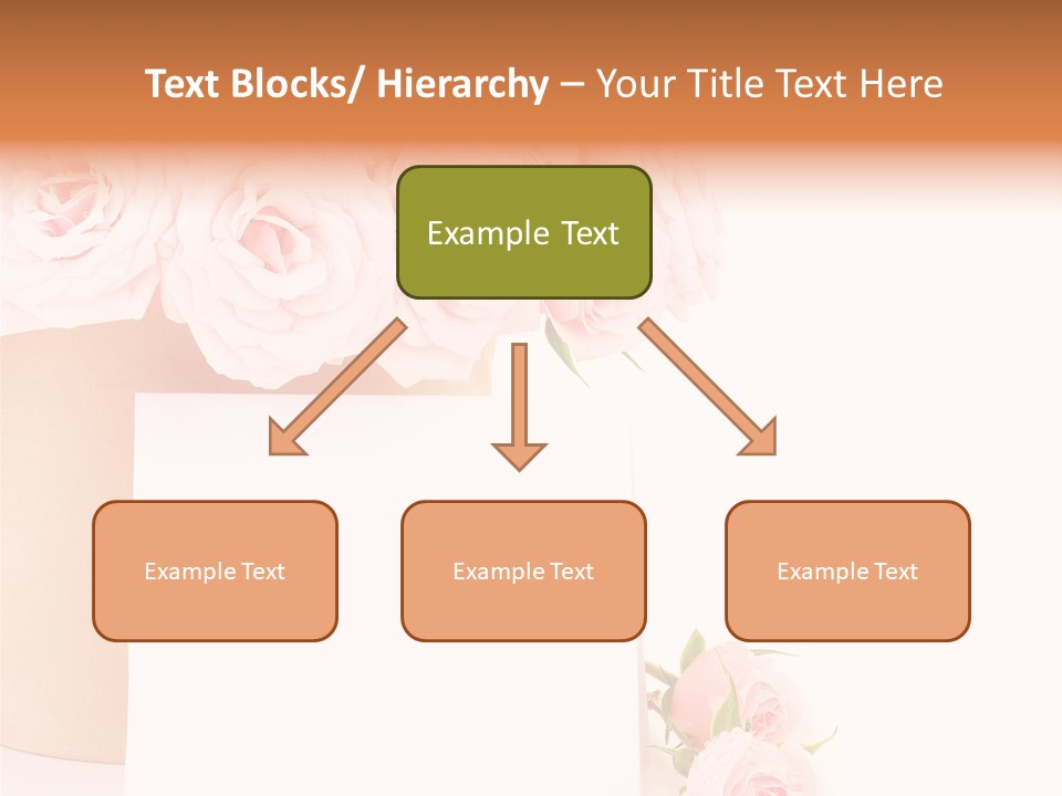 Flower Pink Vase PowerPoint Template