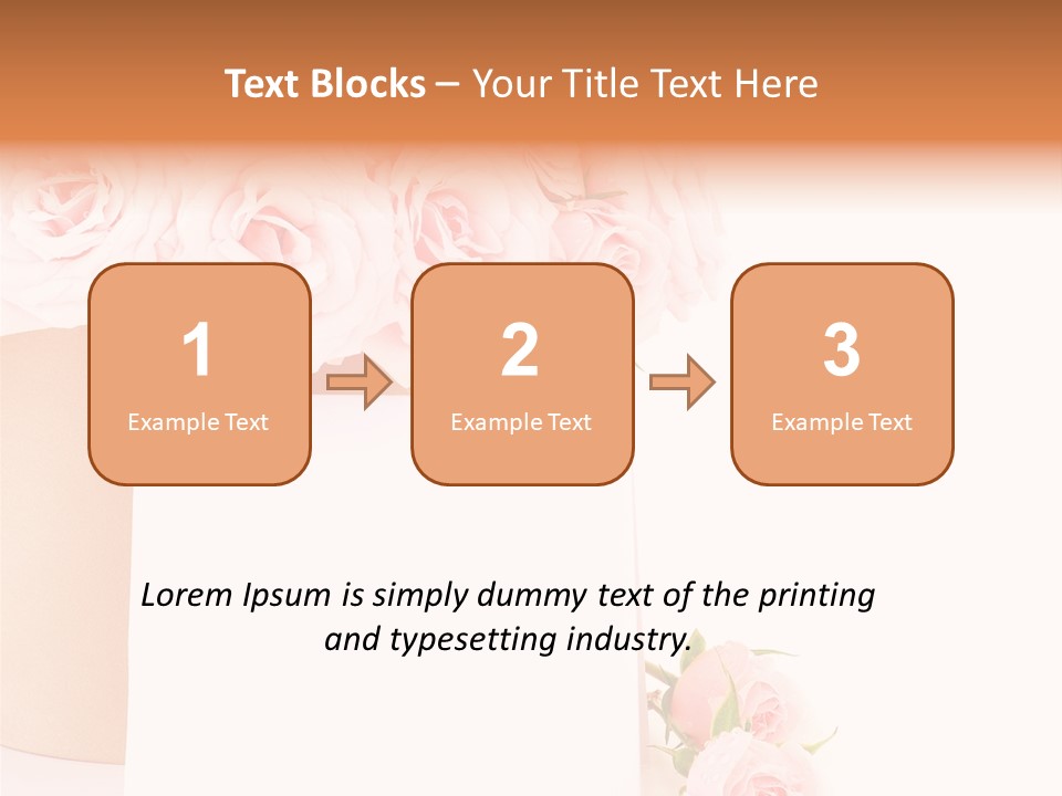 Flower Pink Vase PowerPoint Template