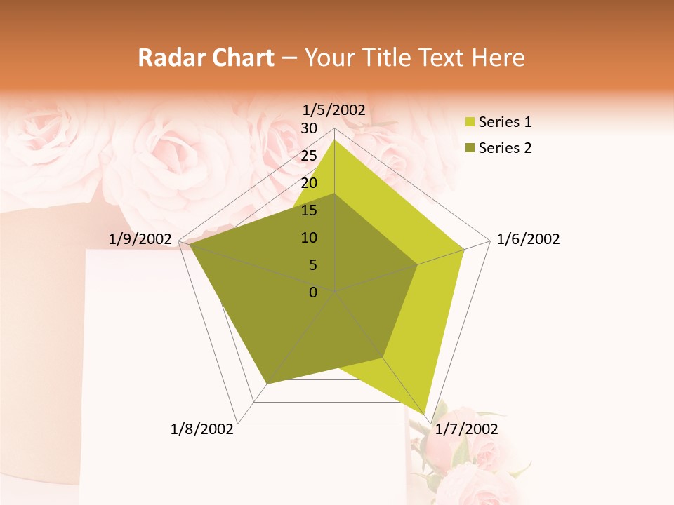 Flower Pink Vase PowerPoint Template