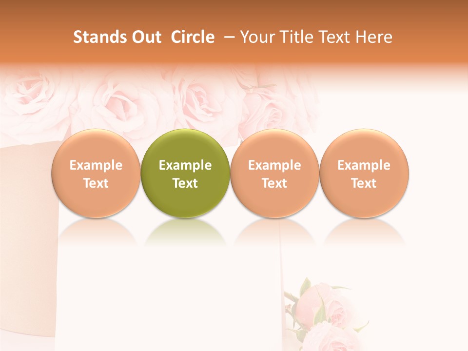 Flower Pink Vase PowerPoint Template