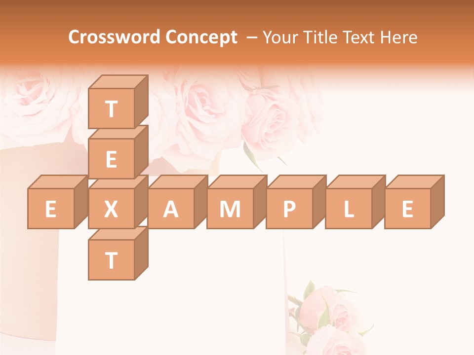 Flower Pink Vase PowerPoint Template