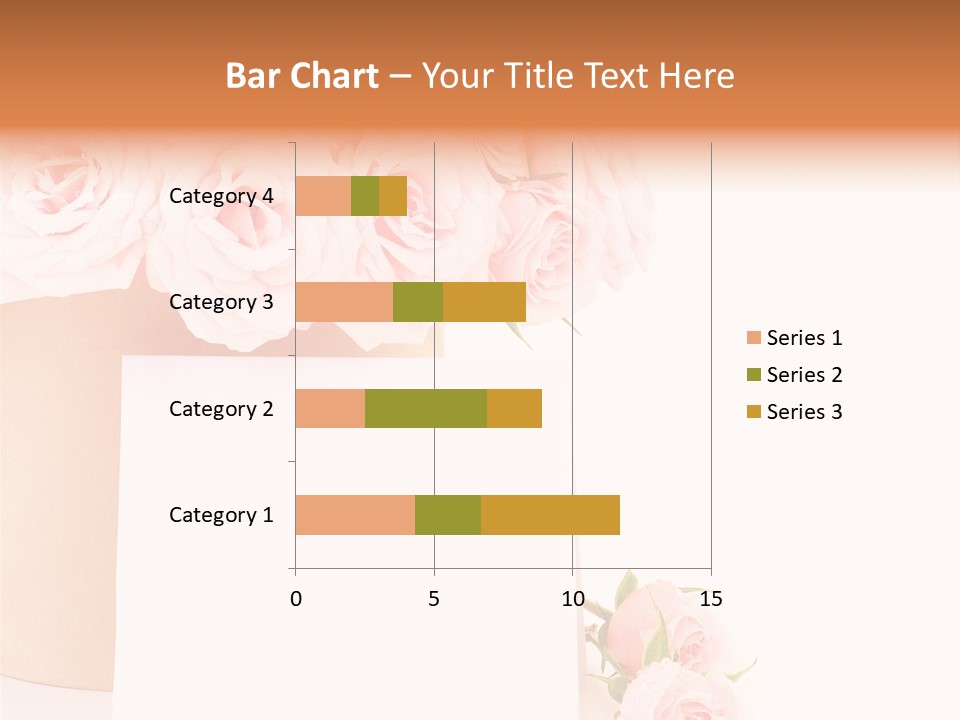 Flower Pink Vase PowerPoint Template