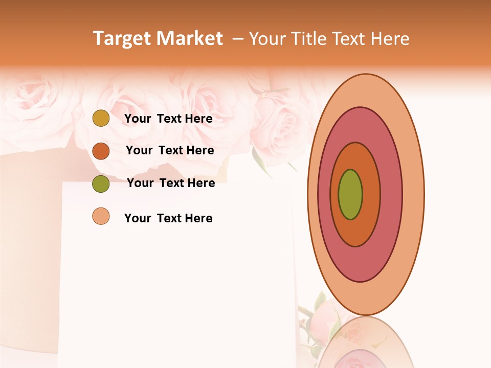 Flower Pink Vase PowerPoint Template