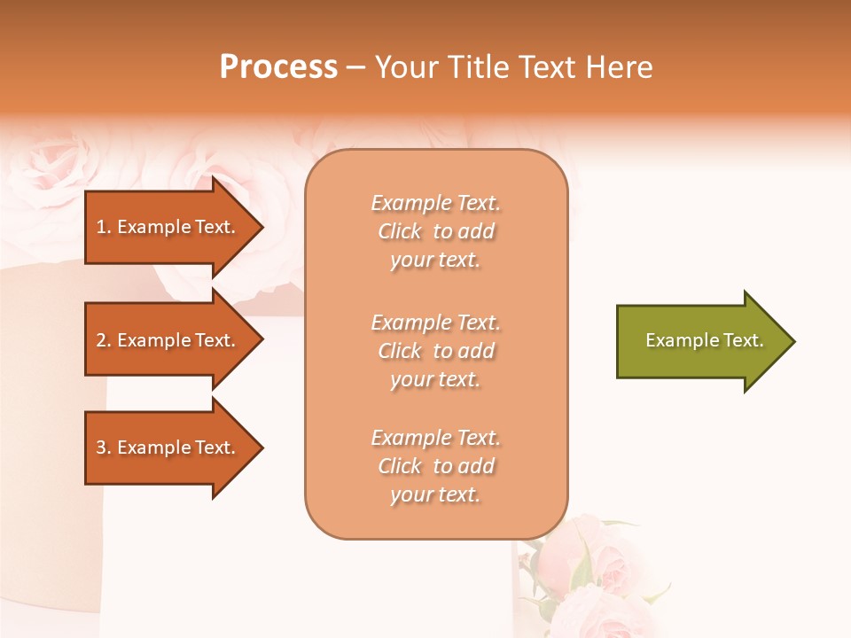 Flower Pink Vase PowerPoint Template