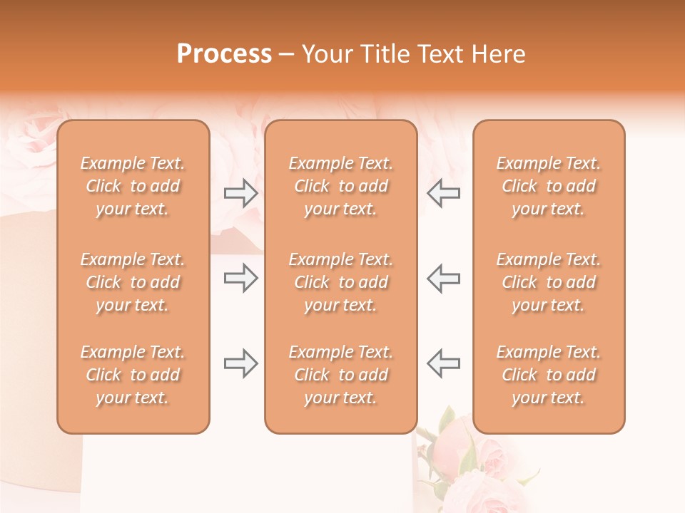 Flower Pink Vase PowerPoint Template