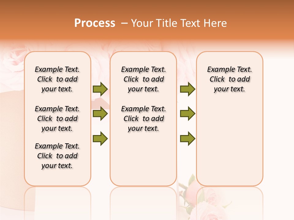 Flower Pink Vase PowerPoint Template