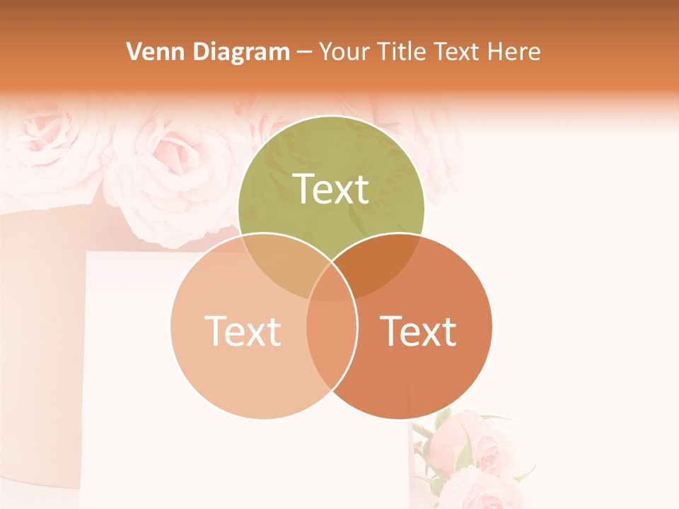 Flower Pink Vase PowerPoint Template