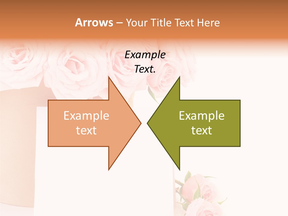 Flower Pink Vase PowerPoint Template