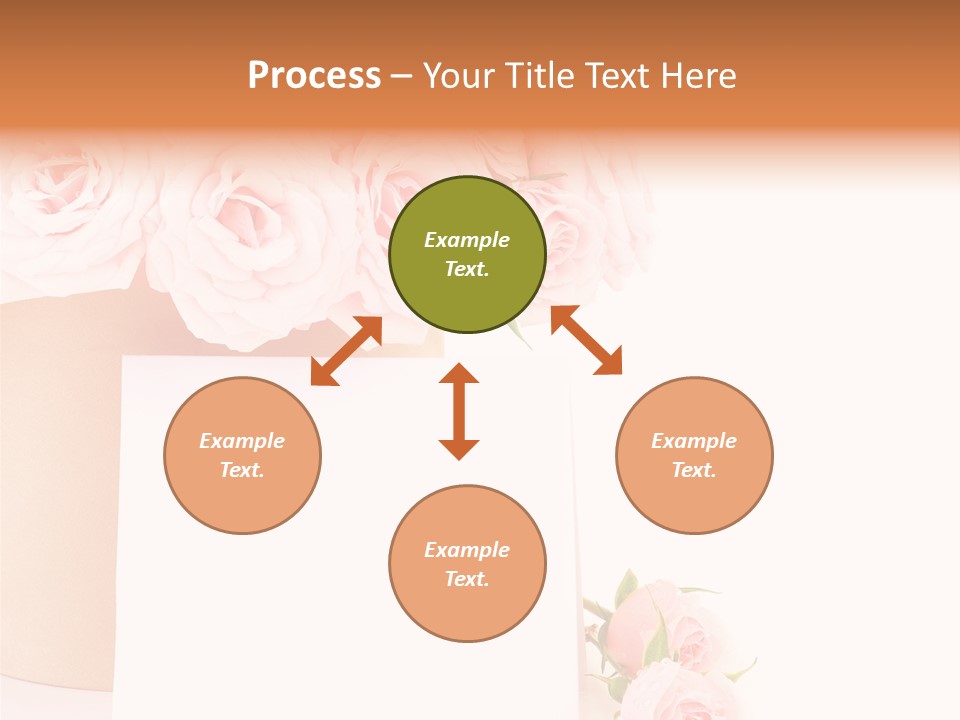 Flower Pink Vase PowerPoint Template