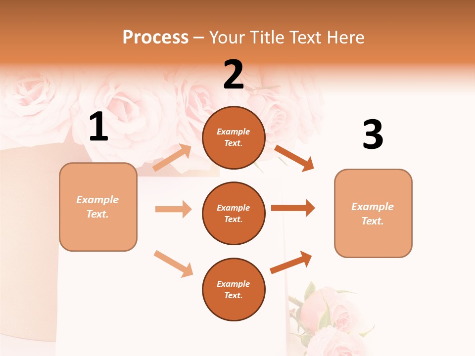 Flower Pink Vase PowerPoint Template