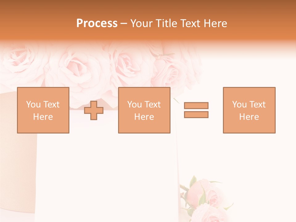 Flower Pink Vase PowerPoint Template