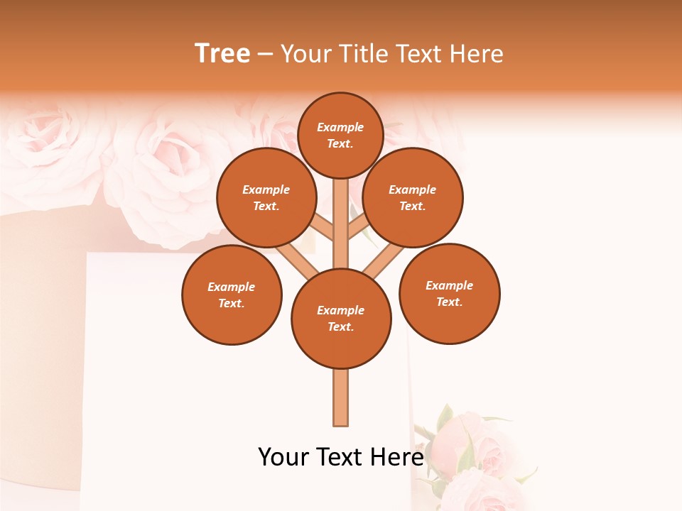 Flower Pink Vase PowerPoint Template