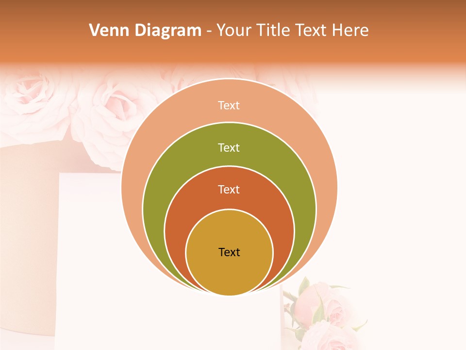 Flower Pink Vase PowerPoint Template