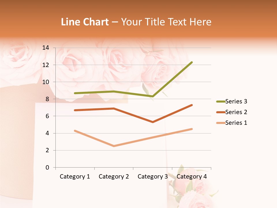 Flower Pink Vase PowerPoint Template