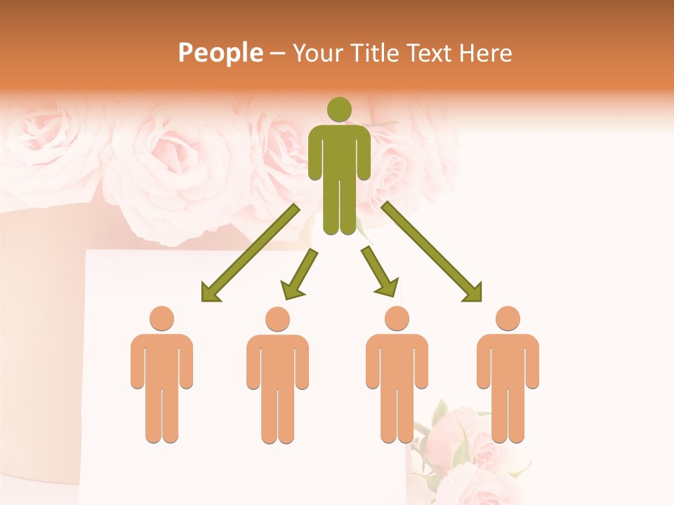 Flower Pink Vase PowerPoint Template