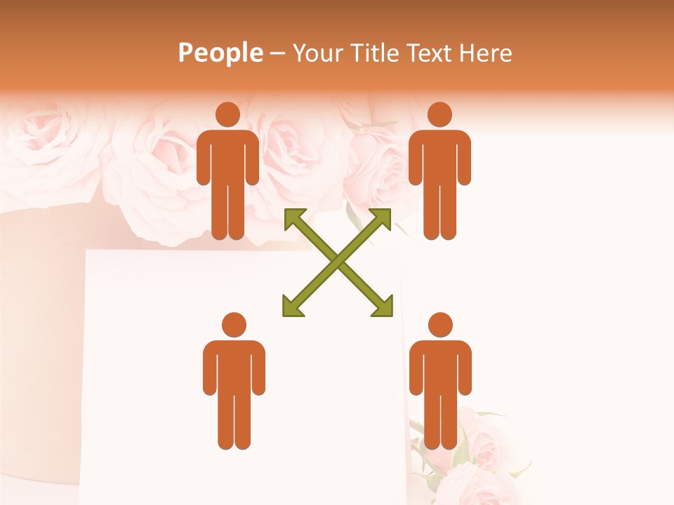 Flower Pink Vase PowerPoint Template