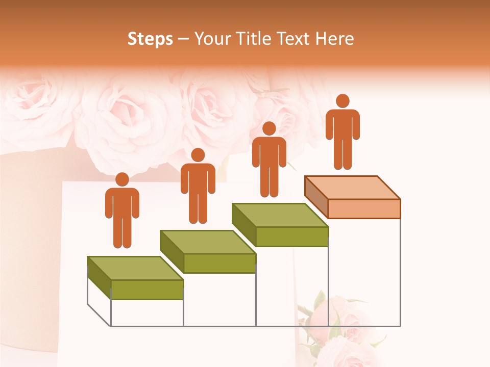 Flower Pink Vase PowerPoint Template