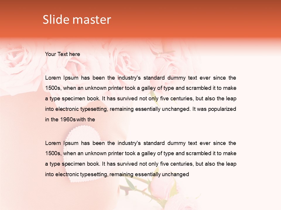 Nature Text Space PowerPoint Template