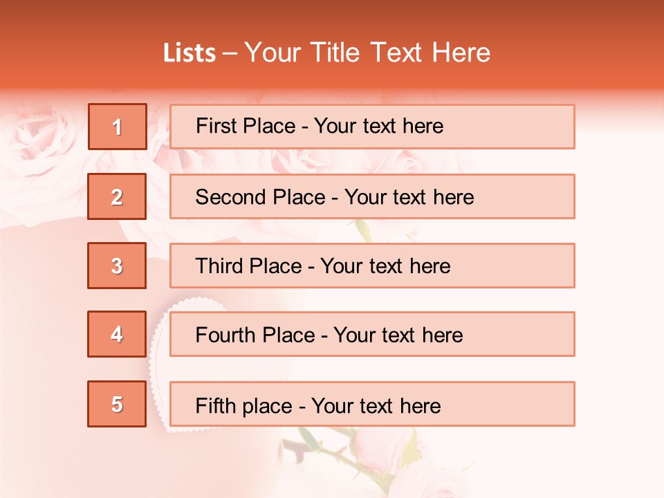 Nature Text Space PowerPoint Template