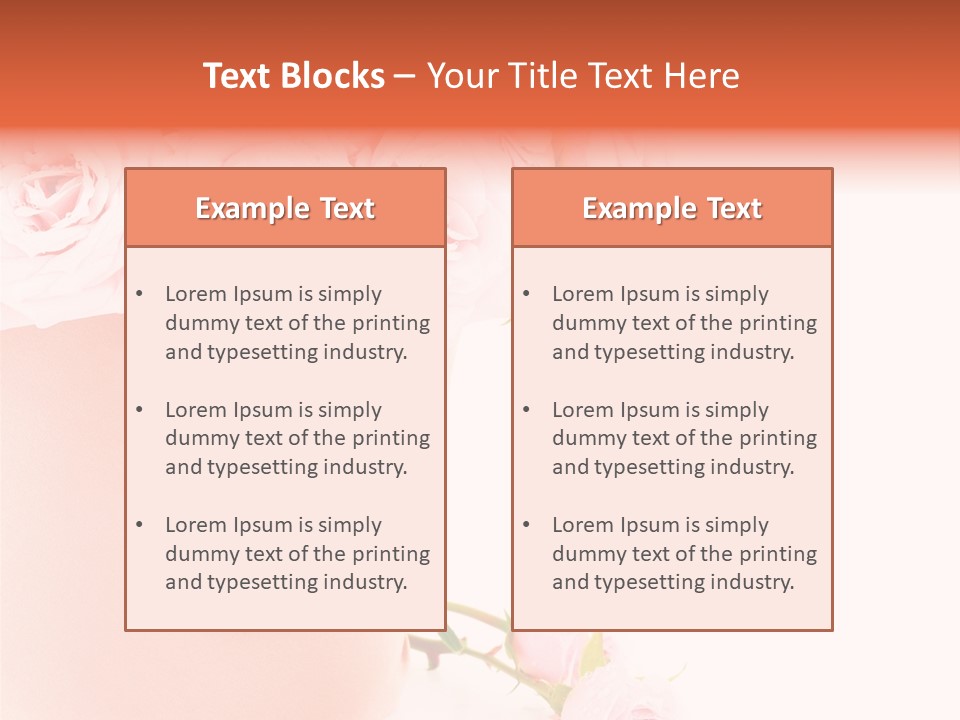 Nature Text Space PowerPoint Template