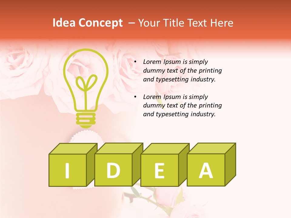 Nature Text Space PowerPoint Template