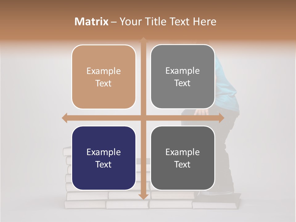 Funny Caucasian School PowerPoint Template