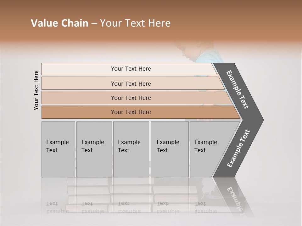 Funny Caucasian School PowerPoint Template