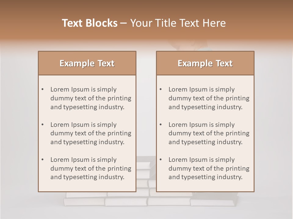 Funny Caucasian School PowerPoint Template