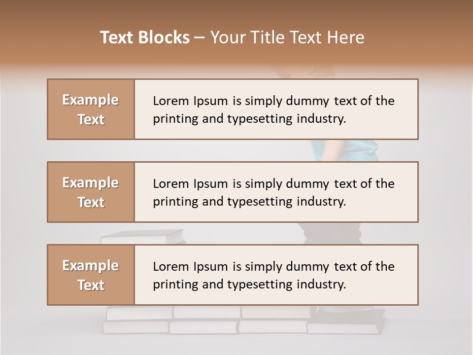 Funny Caucasian School PowerPoint Template