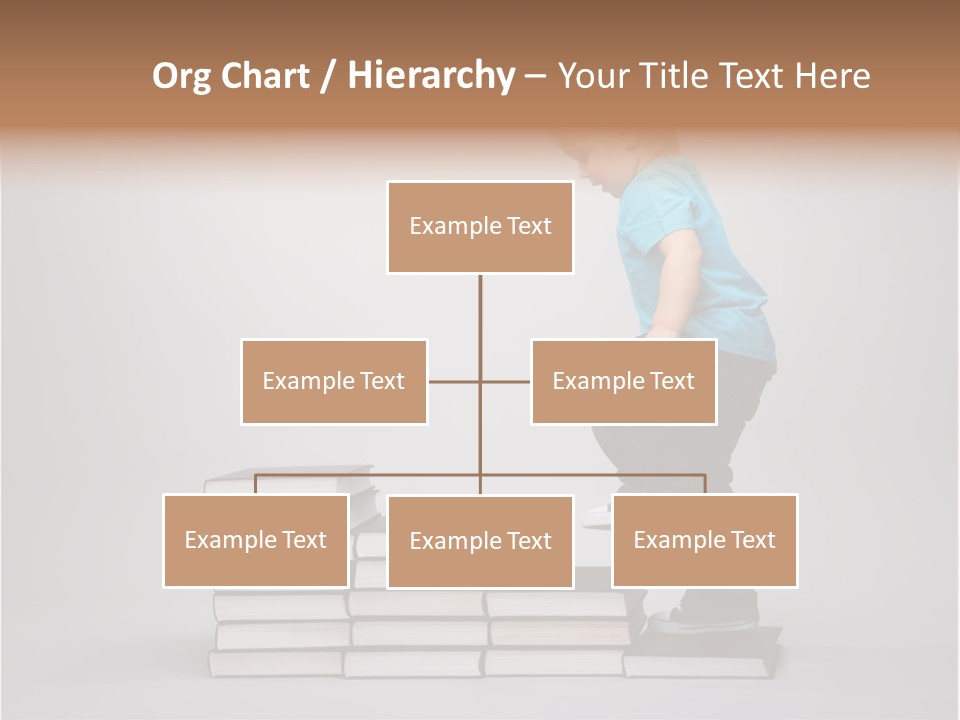 Funny Caucasian School PowerPoint Template