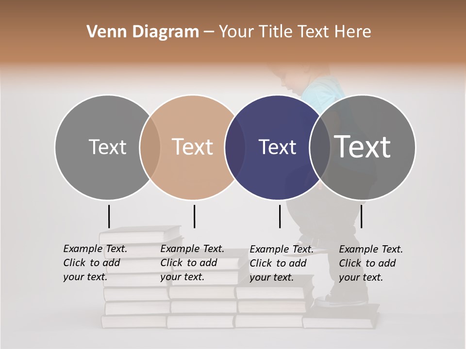 Funny Caucasian School PowerPoint Template