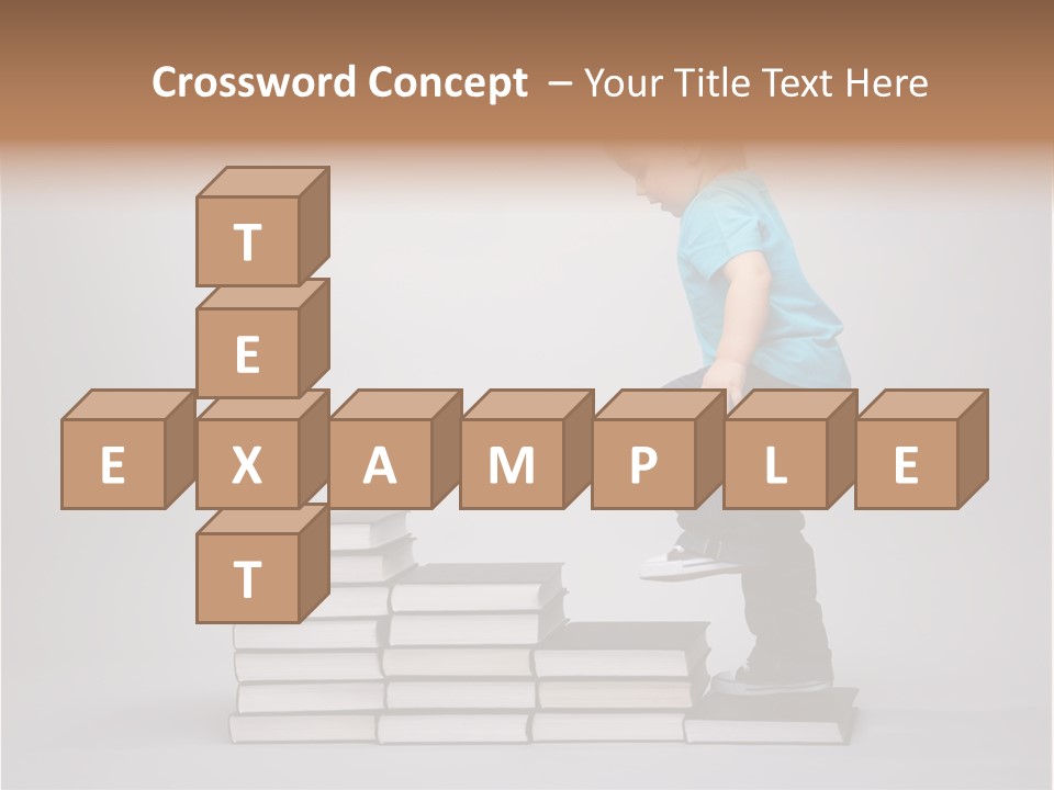 Funny Caucasian School PowerPoint Template