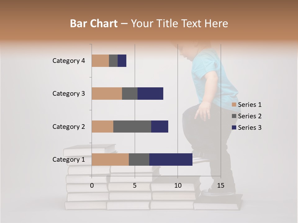 Funny Caucasian School PowerPoint Template