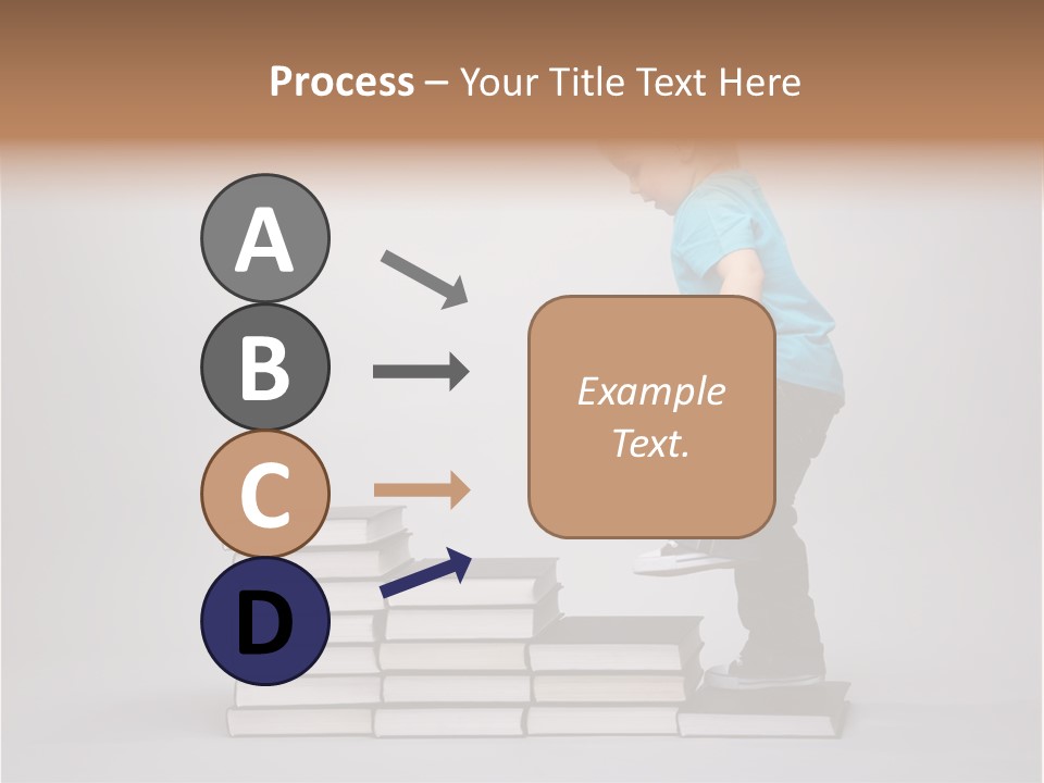 Funny Caucasian School PowerPoint Template