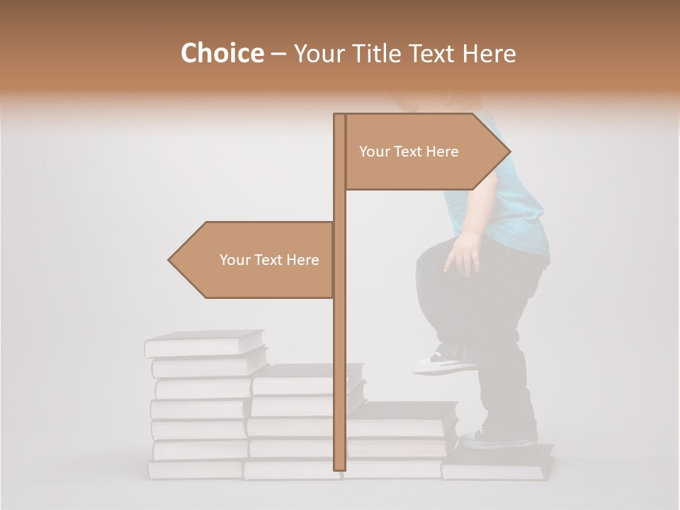 Funny Caucasian School PowerPoint Template