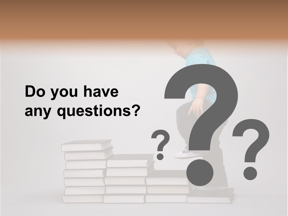 Funny Caucasian School PowerPoint Template