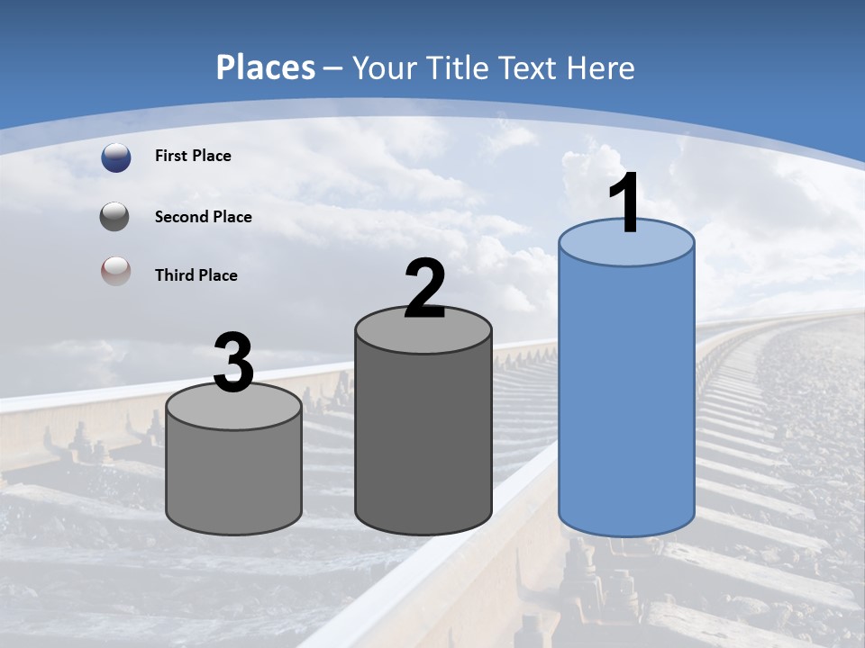 Direction Horizon Perspective PowerPoint Template