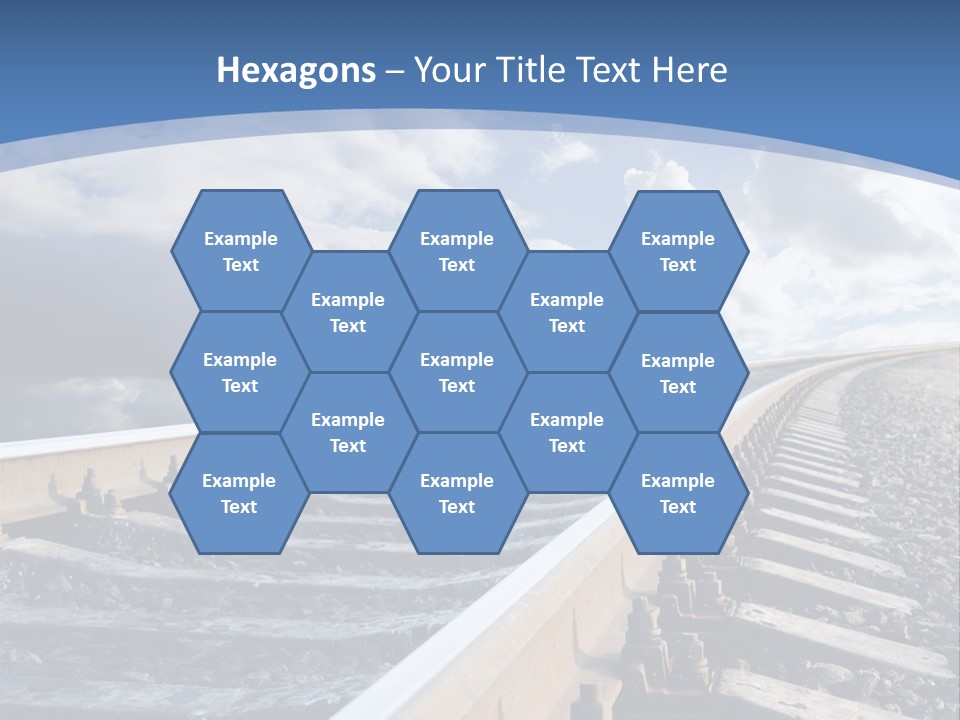 Direction Horizon Perspective PowerPoint Template