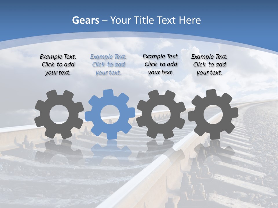 Direction Horizon Perspective PowerPoint Template