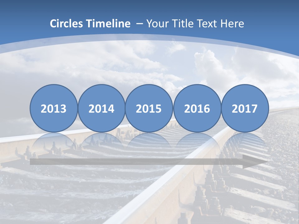 Direction Horizon Perspective PowerPoint Template