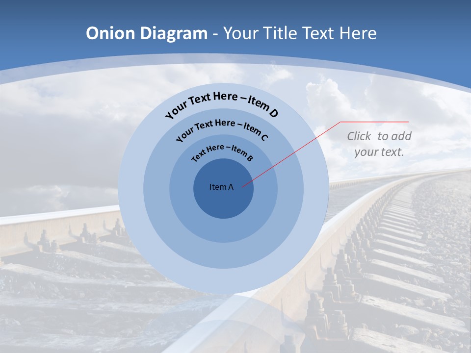 Direction Horizon Perspective PowerPoint Template